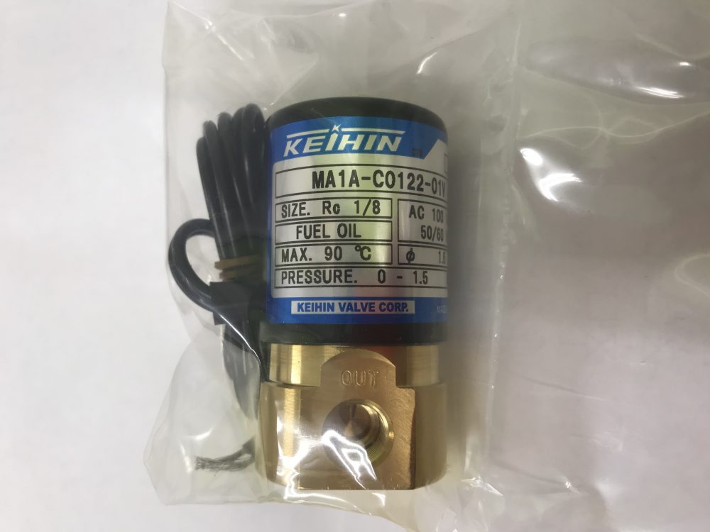 油バーナ用電磁弁 MA1A 100V Rc1/8 (6A)